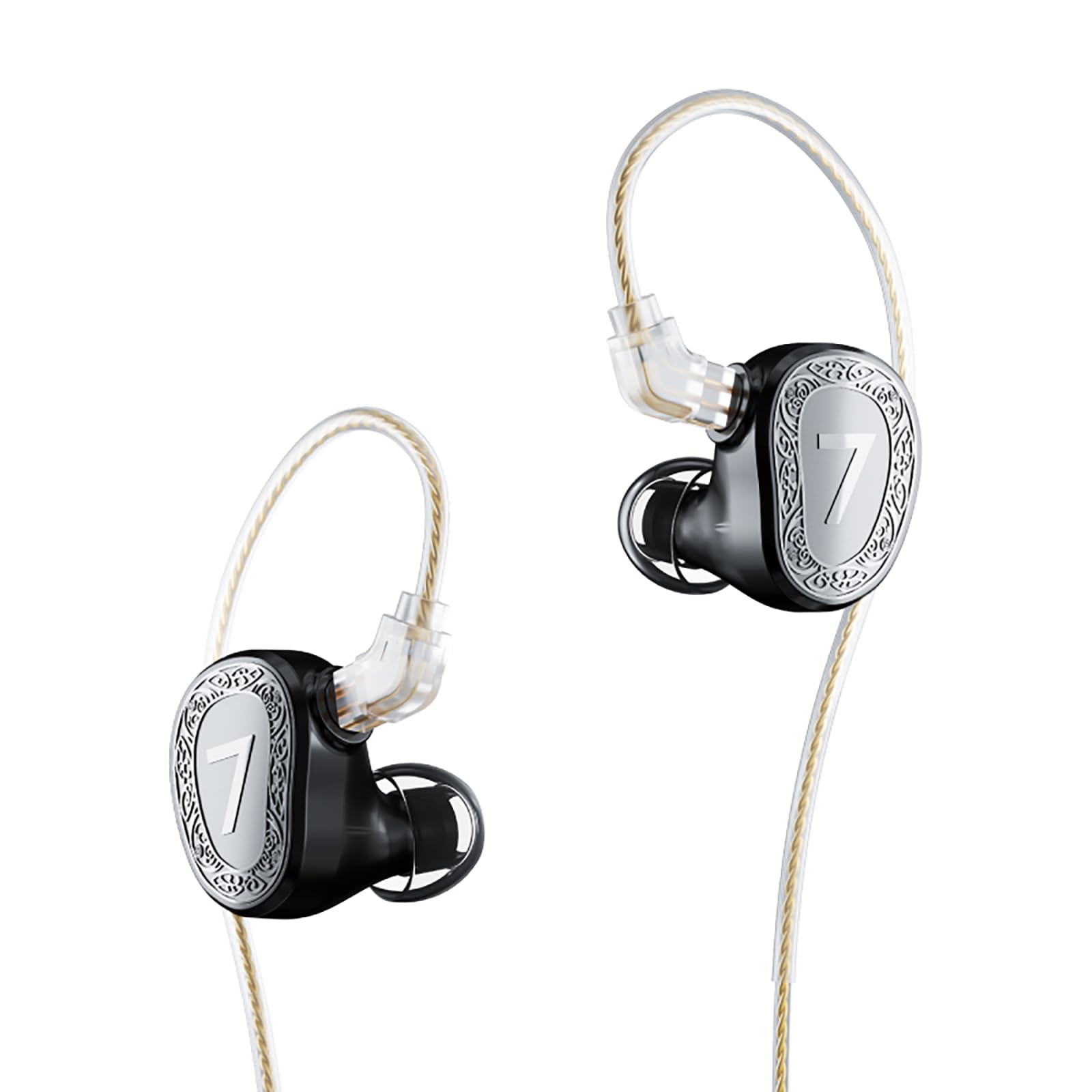 

Linsoul 7Hz Elua Ultra Динамические (2DD) Гибридные внутриканальные мониторы с высококлассными двойными динамическими драйверами (10 мм + 8 мм), Конструкция с двумя ядрами для полной пропускной способности