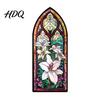 Colorful Bookmark Set Stained Glass Flower Bookmark Floral Acrylic Suncatcher Rose Design
