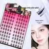 Self-Adhesive Natural Fishtail False Eyelashes - Beginner-Friendly, No Glue Needed, Wide Band