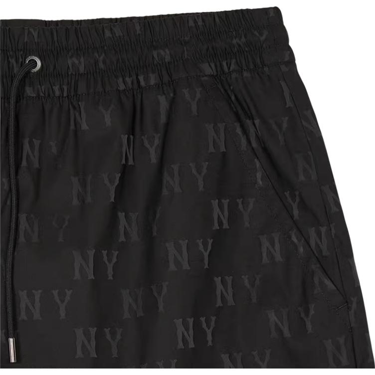 MLB New York Yankees Casual Shorts Unisex Black Moderate 3ASMM0143-50BKS