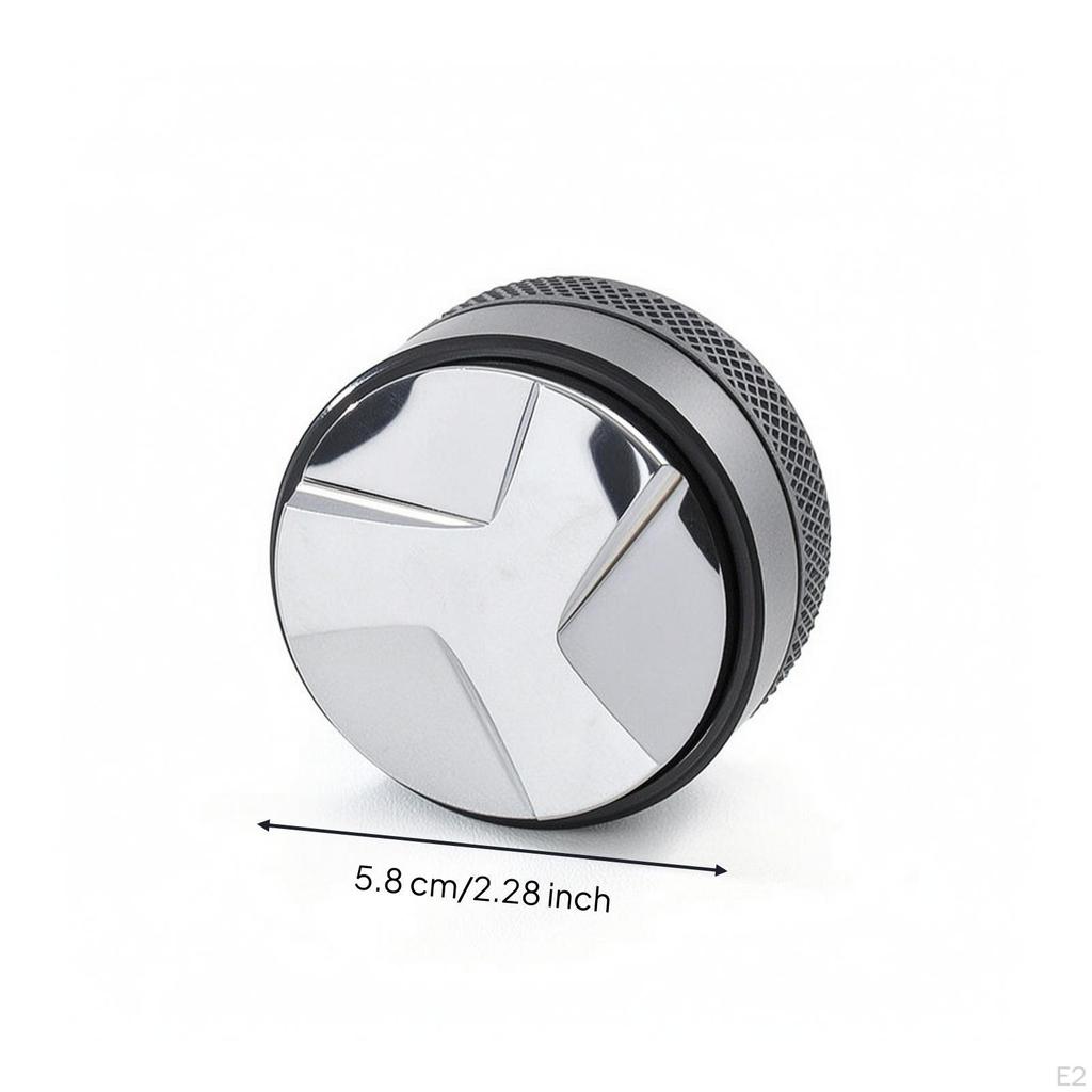 Distributor with TriLobed Design LowProfile Espresso Tool Knurled Coffee Distribution
