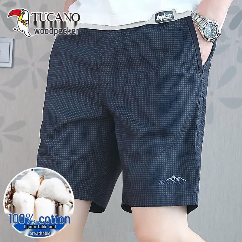 TUCANO Men s 100% Cotton Loose-Fit Casual Shorts 2XL