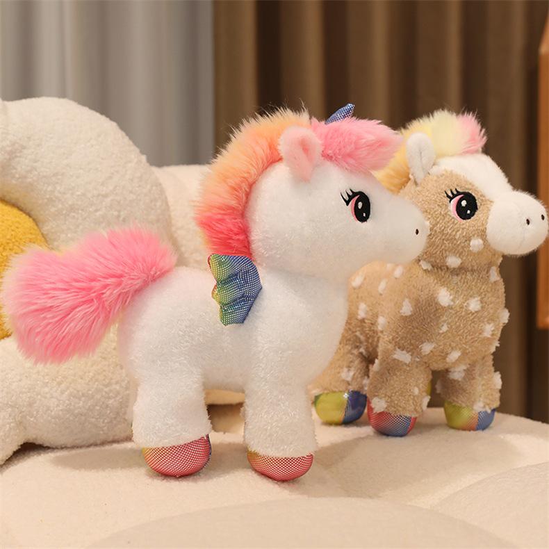 Sun Rainbow Pegasus Unicorn Plush Doll for Kids - Soothing Bedtime Gift for Boys and Girls