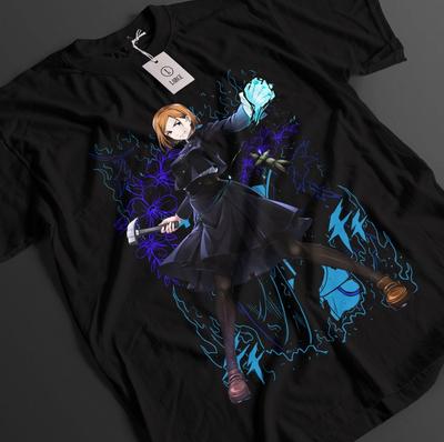 Jujutsu Kaisen Shirt Nobara Kugisaki T-Shirt Sukuna Mahito JJK Anime Unisex Tee