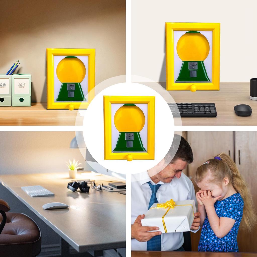 Creative Candy Dispenser Picture Frame Candy Vending Machine Photo Frame Vending Toy Decorative Snack Container For Party