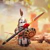 Jin Dynasty Ironclad Cavalry Soldier & War Horse Medieval Armor Building Blocks Toy