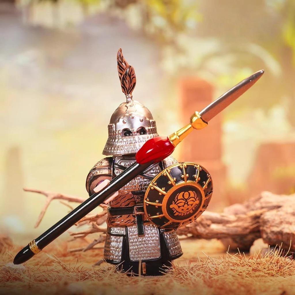 Jin Dynasty Ironclad Cavalry Soldier & War Horse Medieval Armor Building Blocks Toy
