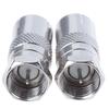 2Pcs F Type Male Plug Connector Socket To Rf Coax Tv Aerial Female Rf Adapters