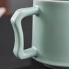 Dehua White Porcelain Office Tea Mug with Ceramic Infuser