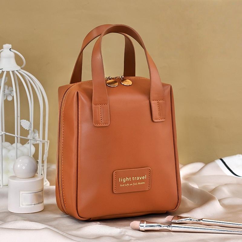 Storage Bag Organizer Handheld Makeup Bag Portable Large Capacity Cosmetic Storage Pouch Travel Toiletry Bag