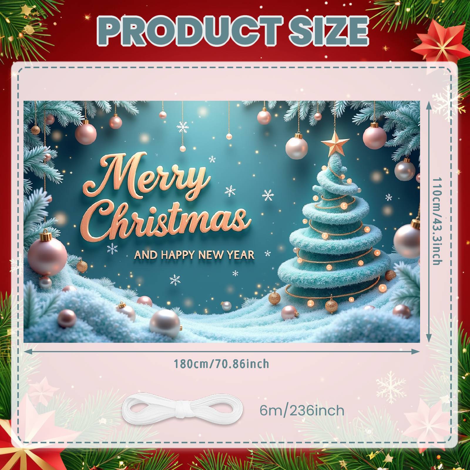 New Year Festive Display Blue Background Holiday Background New Year Background Wintery Xmas Display For Home Party New Year