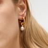 European and American stainless steel pearl earrings earrings do not fade earrings titanium steel