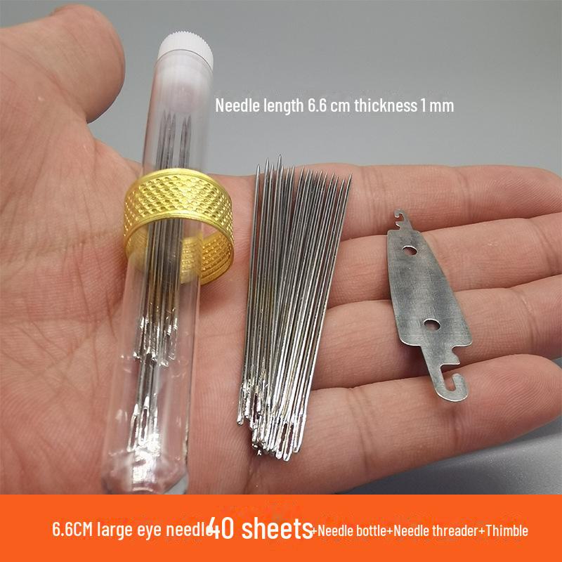 Handnaalden met groot oog voor gemakkelijk inrijgen