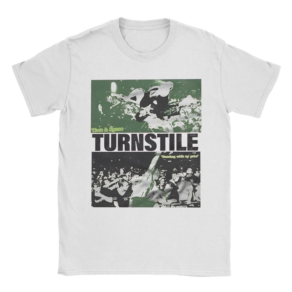 Men Women Graphic Printing Turnstile band T Shirt Tee 100% Cotton  T-shirts Clothing