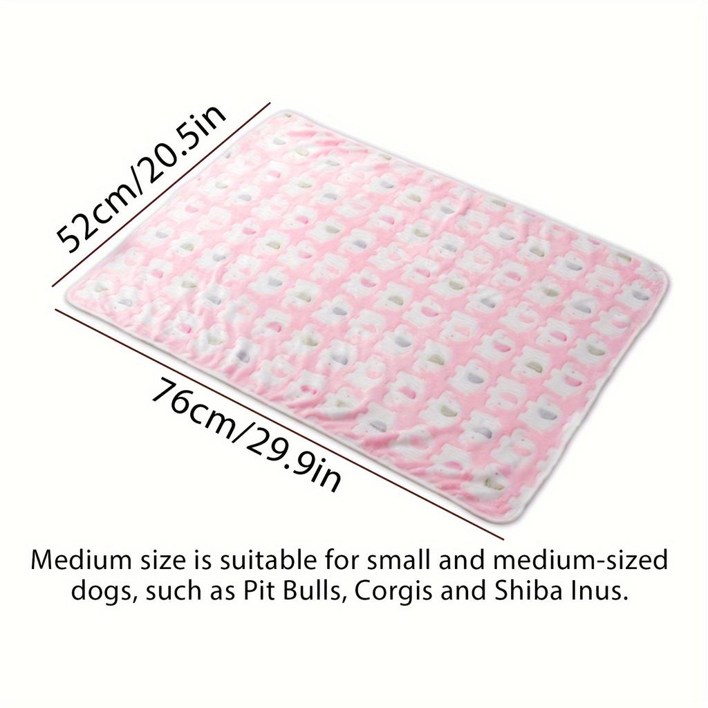 3Pcs Blankets Super Soft Fluffy Premium Cute Elephant Pattern Pet Blanket Flannel Throw For Dog Puppy Cat Pet Supplies