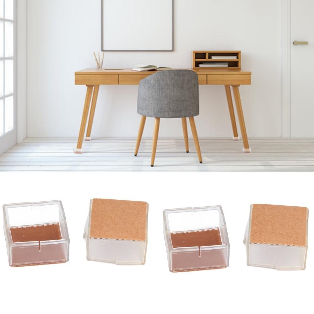 

8 шт. Прозрачные чехлы на ножки мебели Противоскользящие подкладки под ножки стола Современные колпачки для ножек стульев Уменьшают царапины