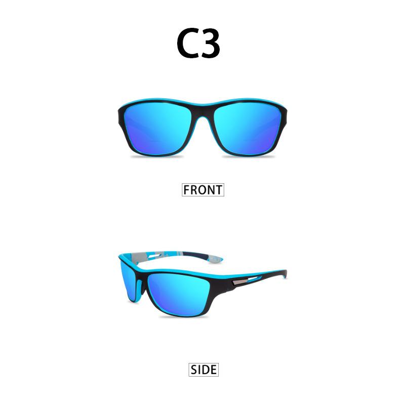 Men Women Polarized Sports Sunglasses with Rope UV400 Car Driving Shades Outdoor Eyeglasses Hiking Riding Goggle Shades Eyewear