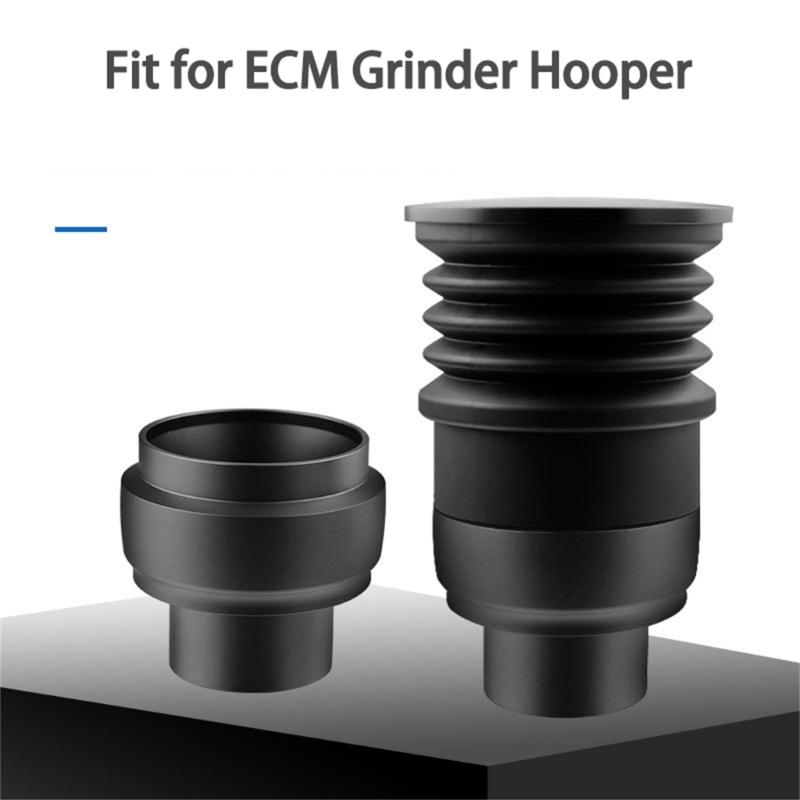 Effiziente Kaffeebohnenlagerung Reiniger Bohnenbehälter Gebläse Kaffeebohnen-Trichter Silikonmaterial Geschenk für Kaffeeliebhaber