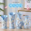 European Modern Ceramic Vase for Flower Arrangements - Ideal Home Decor for Living Room, Dining Table, or Coffee Table - Perfect Housewarming Gift