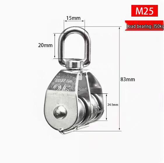 Double Pulley 304/316 Stainless Steel Marine Lifting Mechanism