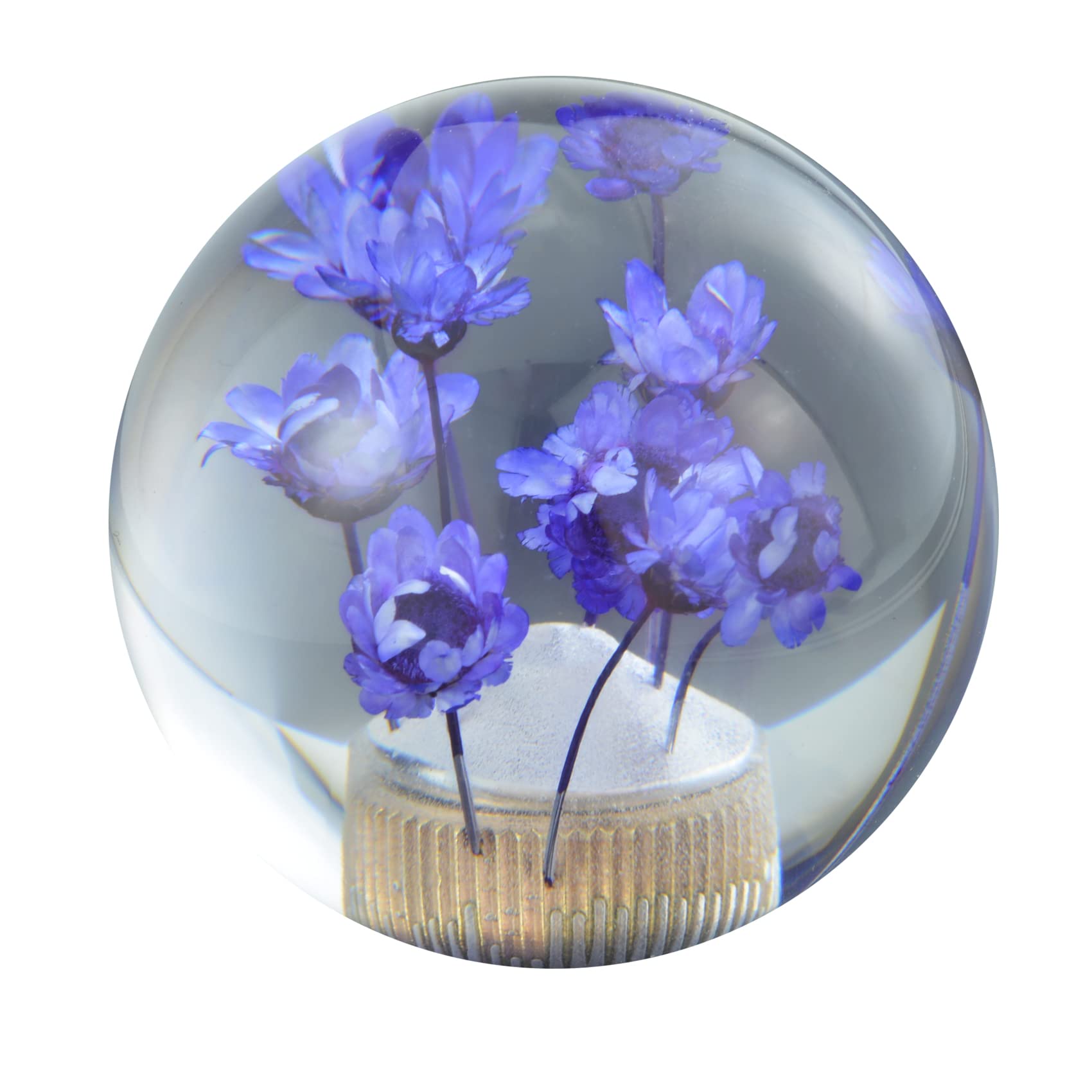 

Abfer Round Shifter Knob Flower Car Gear Stick Head Unique Shift Handle Fits Most Auto Manual Cars Truck (Purple) фиолетовый