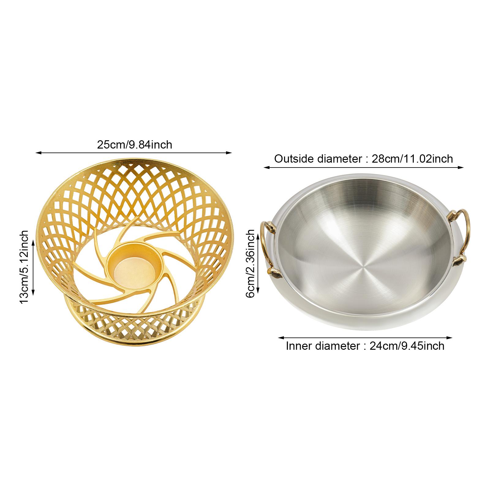 

Буфетная мармитница 28 см, Круглая мармитница, Мармитница с крышкой, подходит для семей, кафетериев жёлтый