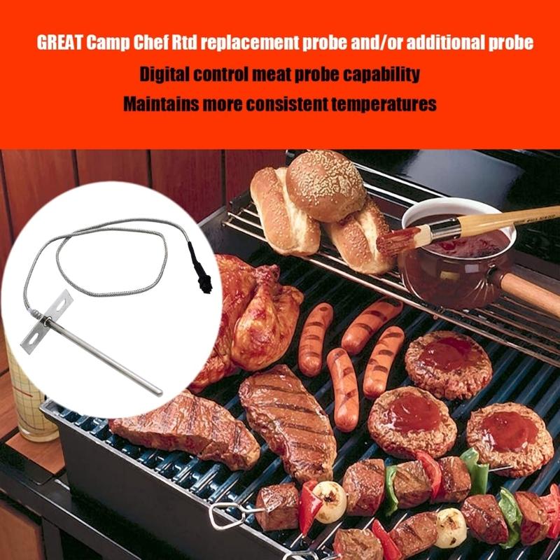 Thermometer Temperature Probe Sensor Grill for Cooking Grilling BBQ Replacement Temperature Probe for Baking Cooking