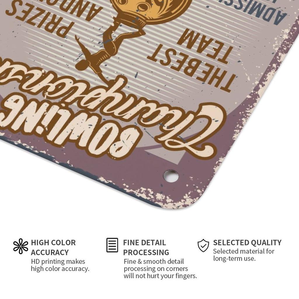 1 Pack Aged Metal Tin Sign with Classic Rust Texture for Home Office Café Decoration, Available In 20x30cm or 30x40cm