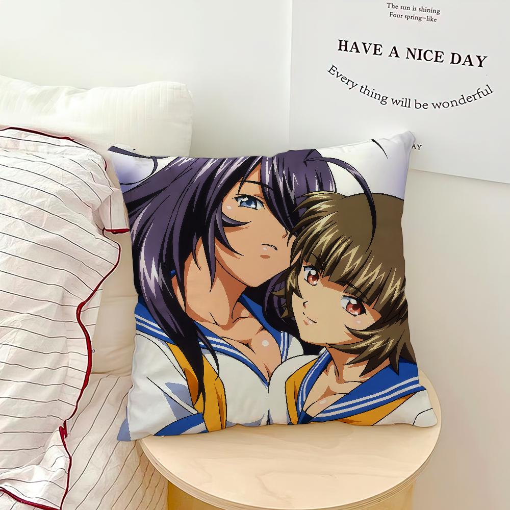 anime manga Ikki tousen Dragon D-Destiny Comfortable soft hogar pillowcase for Sofa Living Room Bed Home Decor Protective Covers