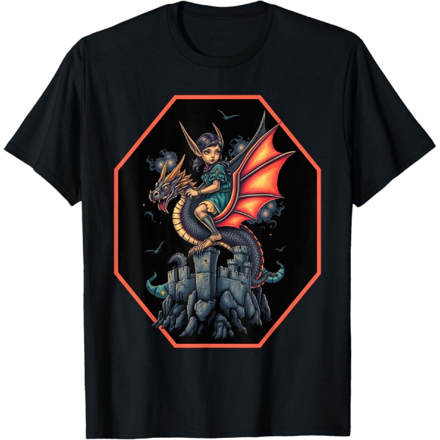 Elf and Dragon T-Shirt(1) S