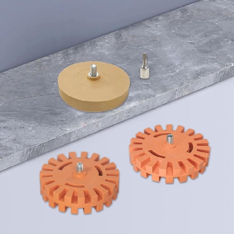 Functional Auto Detailing Tool Professional Grade Rubber Removers Wheel For Removing Stickers And Glues From Car