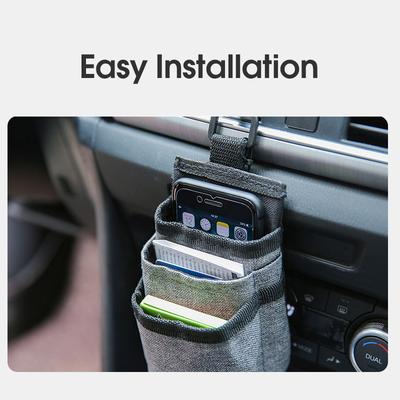 Sac de Rangement Organisateur Boîte Sortie d'Air de Voiture Sac Suspendu Oxford Support Téléphone Poche de Rangement Nettoyage Accessoires de Voiture Décoration Intérieure
