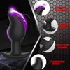 Electric Shock Anal Vibrator Anal Prostate Massager Stimulator 8 Vibration Modes Electric Stimulation Butt Plug Vibrating Plug