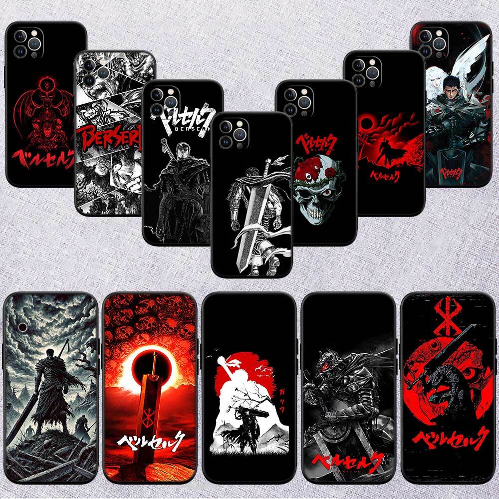 Berserk Guts Case for Samsung Note 20 10 S25 Plus Ultra Lite FE M20 M21 M30 M31 M51 A11 A26 A51 A52 A53 A56 A70 A71 A72 A73