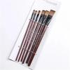 6pcs/set Professional Painting Set  Acrylic Oil Watercolors Artist Paint Brushes Supplies Nylon Wool Brush Art Accessories LS