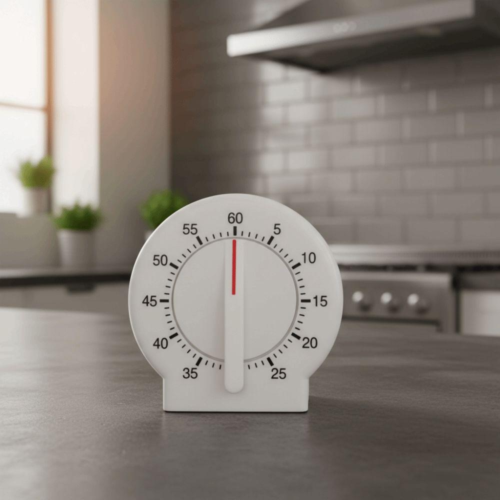 Loud Sound Mechanical Timer 60 Minute Cooking Timer Time Reminder Kitchen Timer  Frying Egg