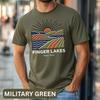 Finger Lakes Region Shirt Upstate New York State T-shirt Vineyard Wine Tee