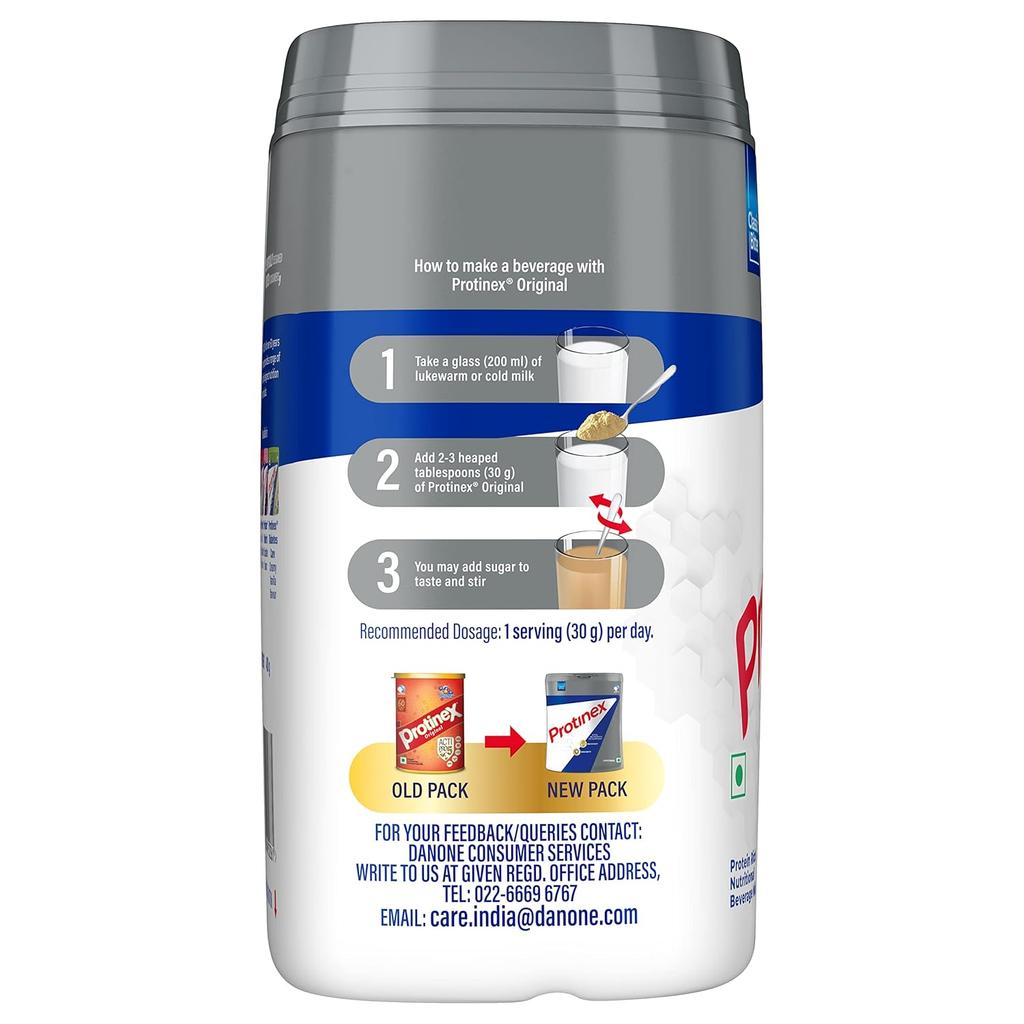 Protinex Original Odżywcza Mieszanka Białkowa Dla Dorosłych Słoik 400 g Wysokobiałkowa Witaminy Siła Odporność