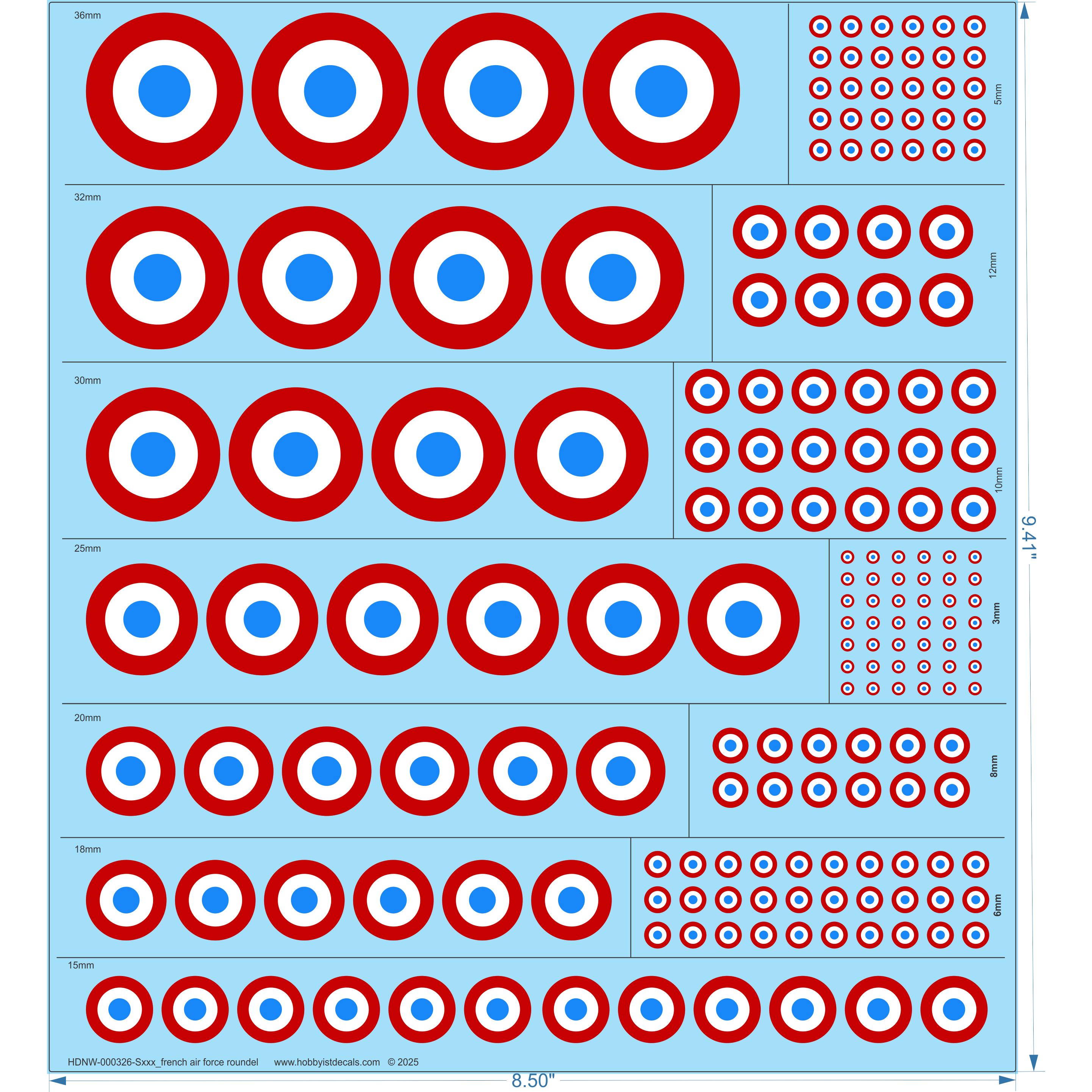 french air force roundel