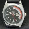 VINTAGE REFURBISHED SEIKO 5 AUTOMATIC 6309A JAPAN MENS BLACK WATCH a440885-9 Sk-a440885-1