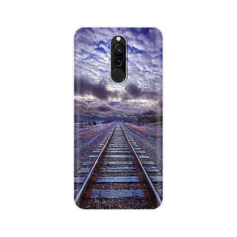 For Redmi 8 8A Pro Case TPU Silicone Shockproof Cat Phone Cover For Redmi 8 8A 7 7A redmi7 Transparent Funda Printing Soft Coque
