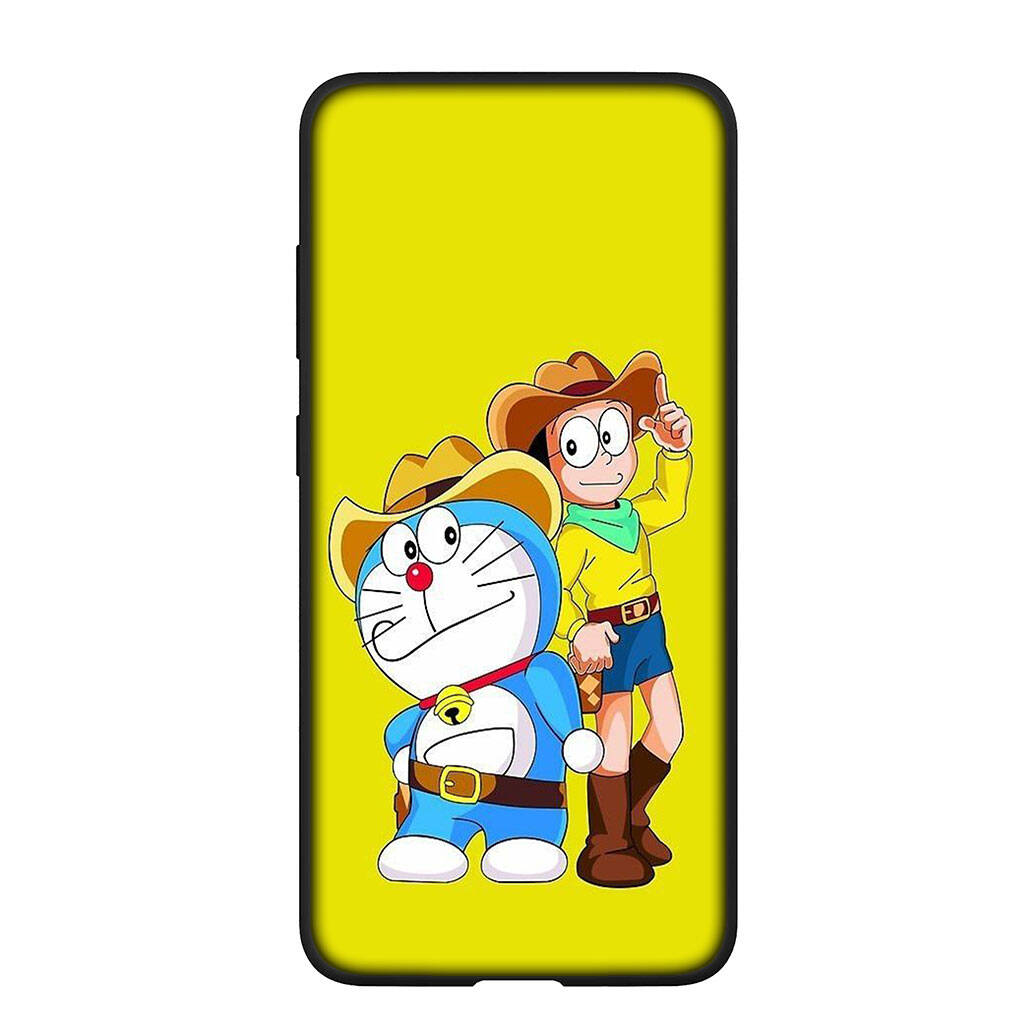 Phone Case for iPhone 17 16 15 Plus XR 16E Huawei P30 P20 Lite Redmi Note 14 12 11 13 Pro Max OPPO A60 A80 A40 A18 A38 A17 A54 Cartoon Doraemon Cover