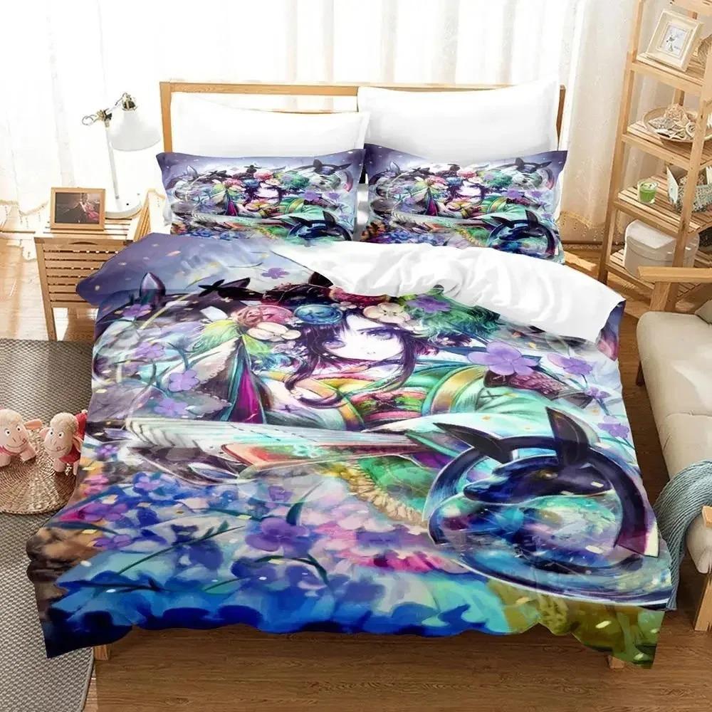 Anime Lord of Vermillion Bedding Set Boys Girls Twin Queen Size Duvet Cover Pillowcase Bed Boys Adult Home Textileextile