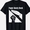 Papier Slaat Steen Grappig T-shirt