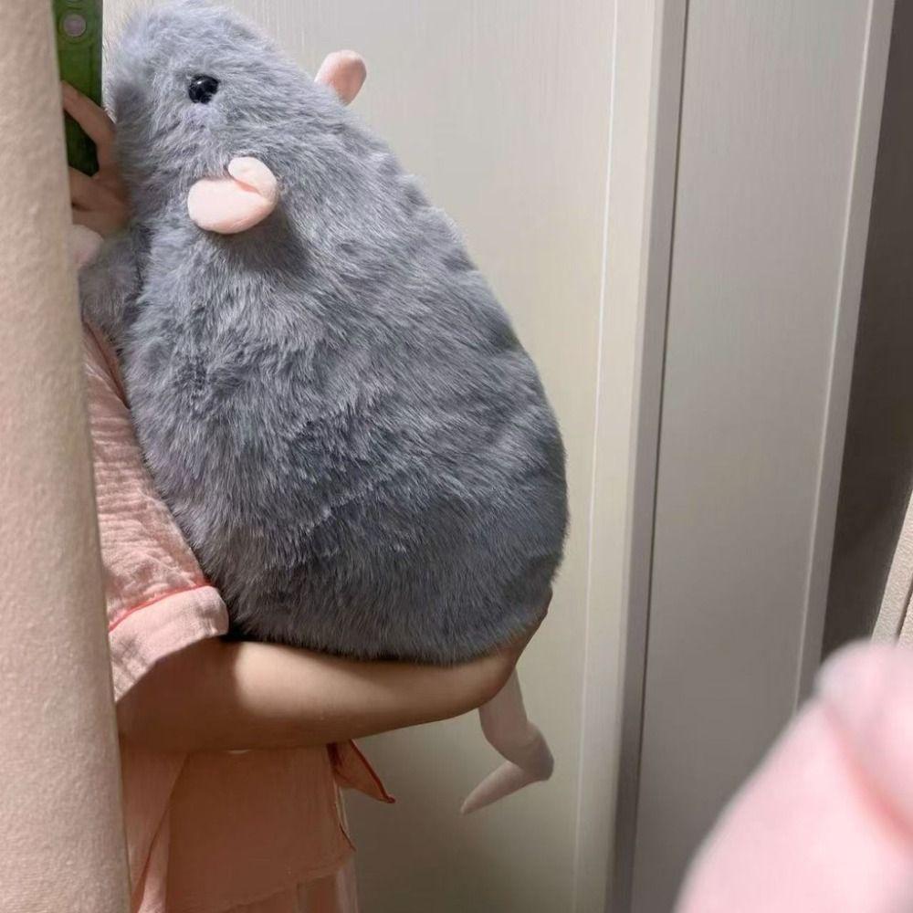 20/30/50cm Fancy Rat Doll Sleep Pillow Simulation Mouse Plush Pet Toy Stuffed Rat  Boys Girls
