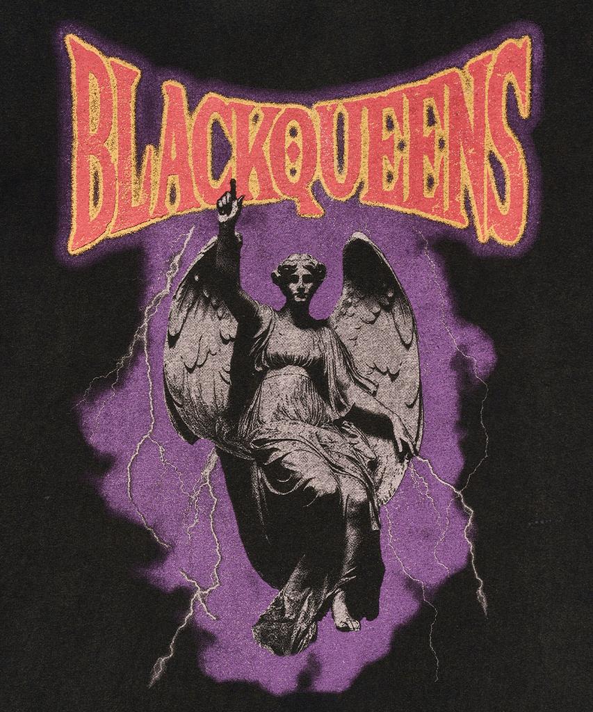 INTEMPOMOOD Black Queens Band T-Shirt_Black