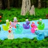 100/50 Stuks Glow In Dark Verpleegster Eend Beeldje Feeën Tuin Decoratie Diy Micro Landschap Fluorescerend Nachtlampje Miniature Accessoires