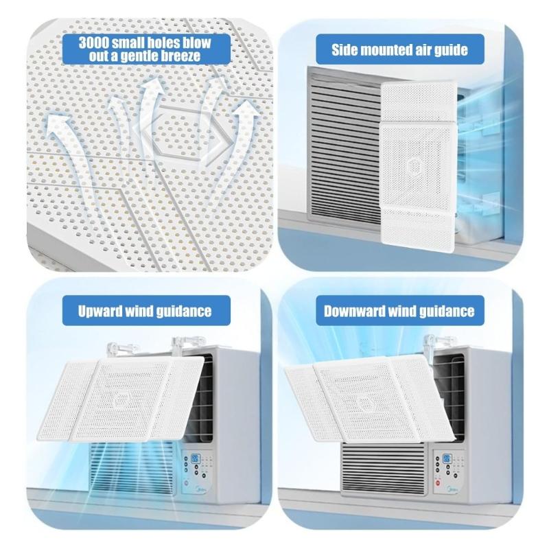 Window Air Conditioner Windshield Prevent Direct Blowing Cold Air Conditioning Unit Deflector Window Baffle Room
