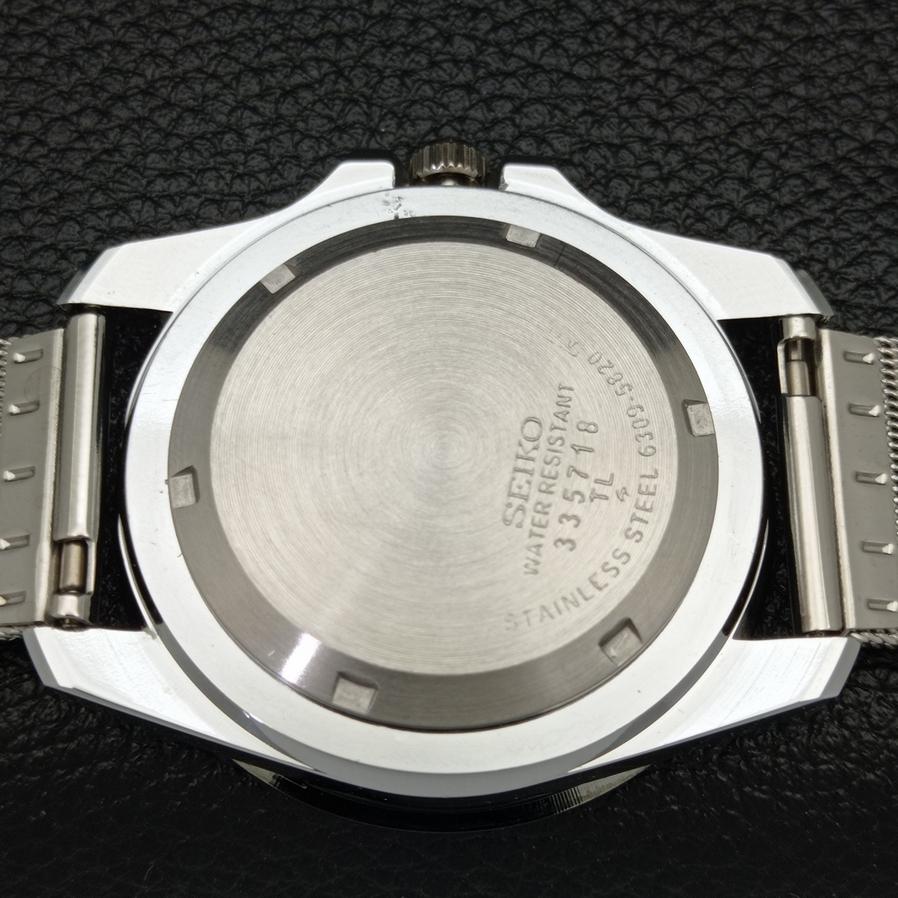 MĘSKI ODNOWIONY SEIKO 5 JAPAN 6309A AUTOMATYCZNY CZERWONY ZEGAREK NA RĘKĘ a426508-2