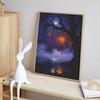 Halloween pumpkin moon lake diamond painting kit handmade diy painting home decoration painting